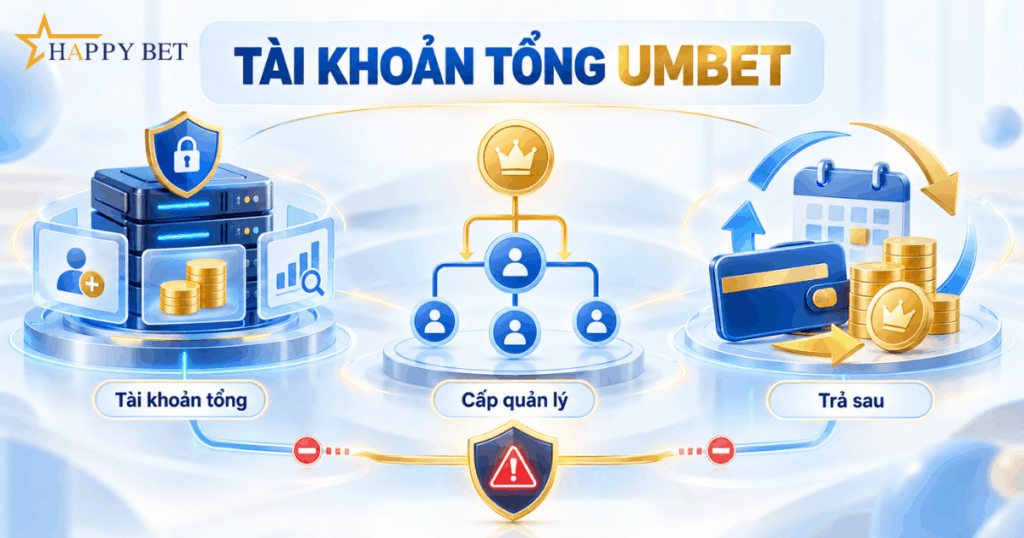 thuật ngữ tài khoản tổng umbet, khái niệm tài khoản tổng UMBET, cấp quản lý UMBET