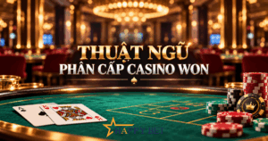 thuật ngữ phân cấp casino won, trò chơi bàn WON, dealer WON