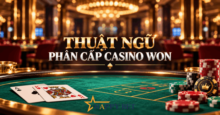 thuật ngữ phân cấp casino won, trò chơi bàn WON, dealer WON